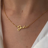 Custom Minimalistic Name Necklace
