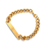 Custom Engraved Chunky Plate Bracelet