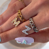 Initial Cuban Ring