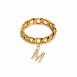 Initial Cuban Ring