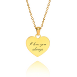 Custom Engraved Dear Lover Necklace