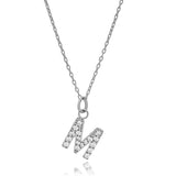 Charming Initial Silver Necklace