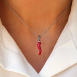 CHILLI Silver Necklace