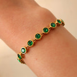 Jade Tennis Bracelet