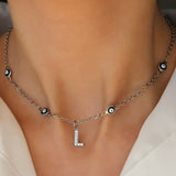 IYOUN Initial Necklace