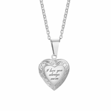 Custom Engraved Always In My Heart Locket