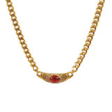 Garnet Aura Necklace