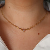Angel heart wings necklace