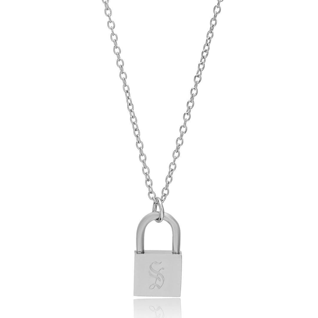Locked On You Silver Necklace