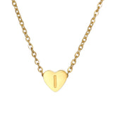 Heart Baby Initial Necklace