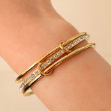 Dazzle Stacked Bangle