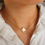 Clover Pink Necklace