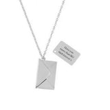Custom Engraved A Letter Close To Heart Necklace