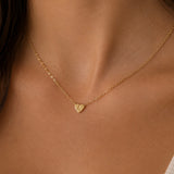 Heart Baby Initial Necklace