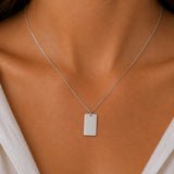 Custom Engraved Cherish Necklace